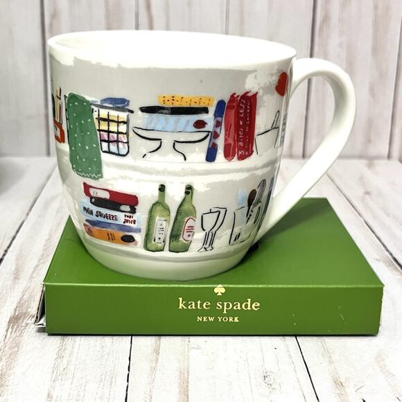 KATE SPADE New York ~ LENOX Muses Hostess 14 oz Mug Cup - Picture 2 of 8
